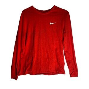 Nike Dri-Fit Active Men’s Long Sleeve Size XL Activewear Orange